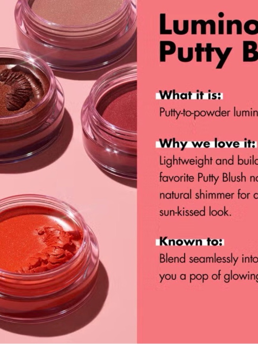 NIB- e.l.f. Luminous Putty Blush — Bermuda - Picture 8 of 8